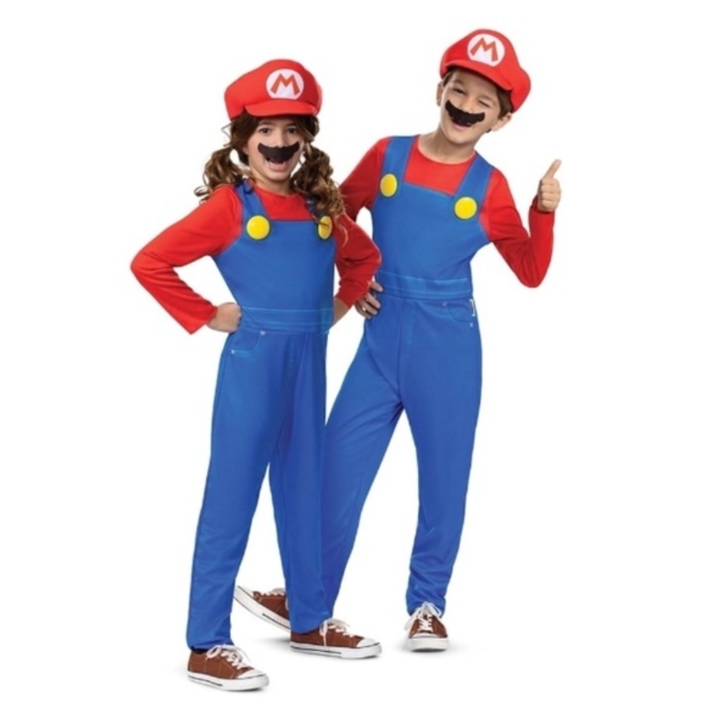 NWT. DISGUISE Super Mario Mario Kids Costume